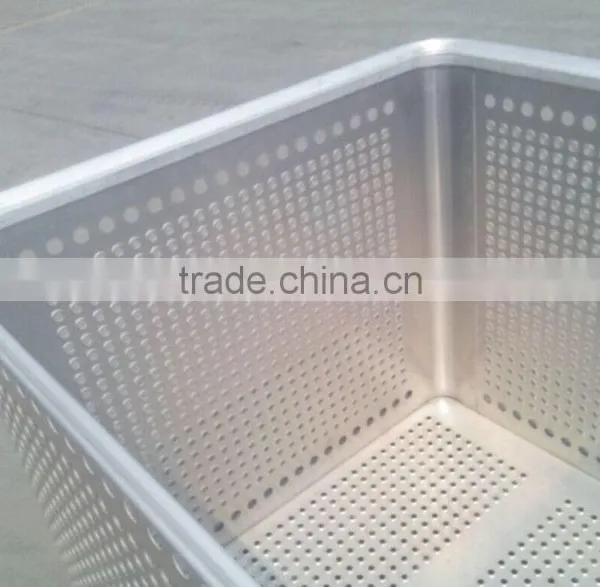 Aluminum Perforated Sheet Turnover Container Case, Cargo Storage Container photo-3