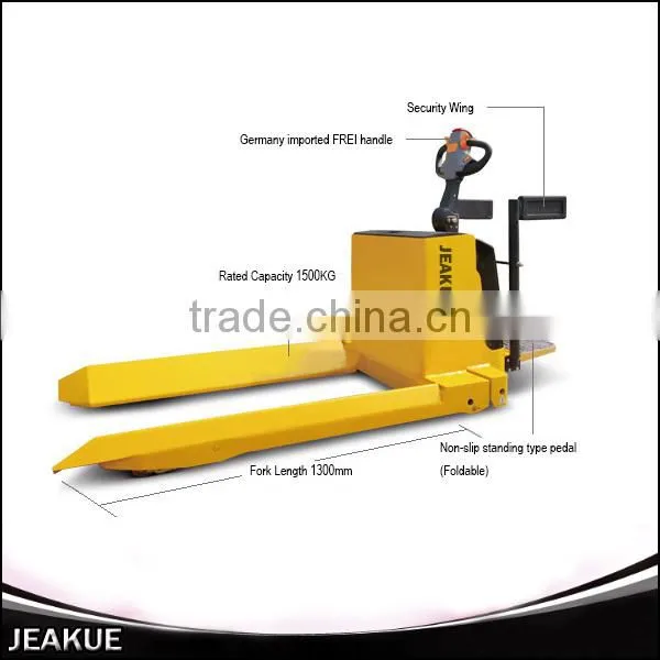 CE ISO High Quality 1.5T Scroll Full Electric Pallet Truck photo-2