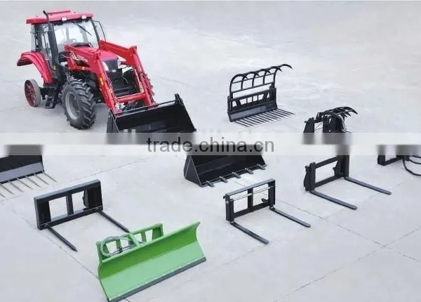 Top Quality EURO Style Tractor Use Hydraulic Operating Front End Loader With CE Cetification photo-3