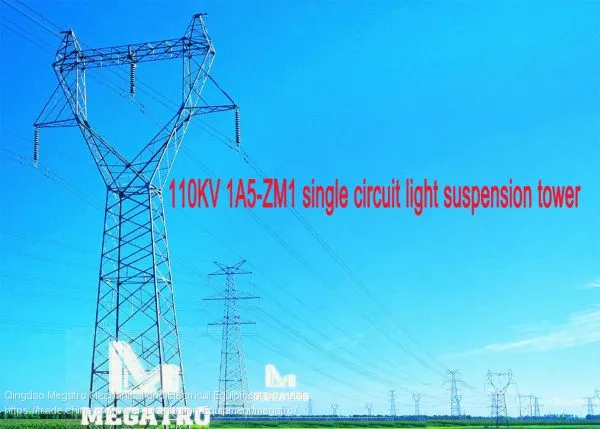 MEGATRO 110KV 1A5 ZM1 Single Circuit Light Suspension Tower photo-4