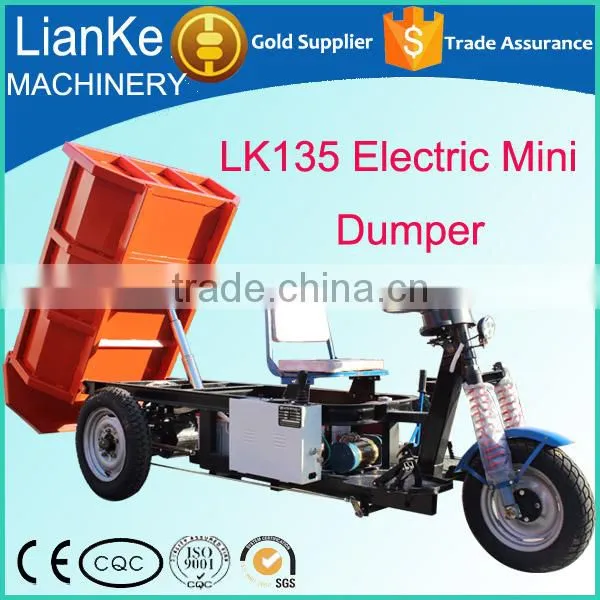 Good Quality Loading 1000kg Mini Site Dumper on Sale,hydraulic Electric Dumper Price photo-3