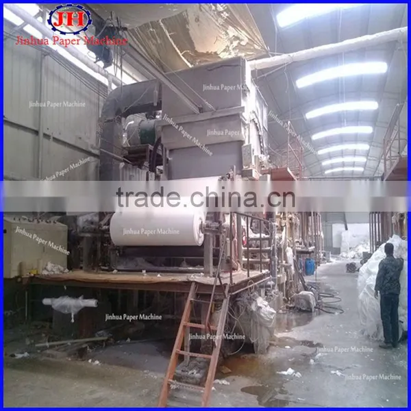 1760mm Single Dryer & Singlecylinder Mould Tissue Paper Machine , Facial Paper Machine photo-2