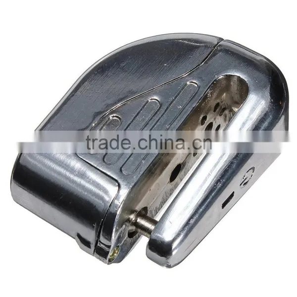 Chorme 6mm Security Motorcycle Motorbike Sturdy Wheel Disc Brake Lock Safety Alarm / Key photo-3