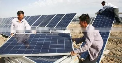 Solar Pumping System Used!275W Mono-Crystalline Solar Modules of Full Power photo-6