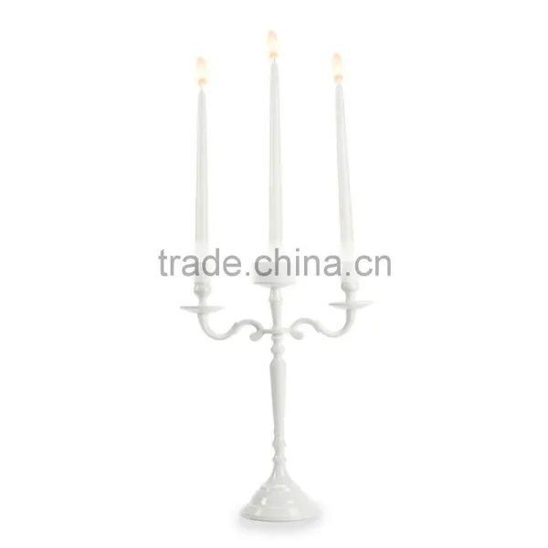 Crystal Ball Candelabra 3 Arms, Crystal Wedding Candelabra Centerpiece photo-3