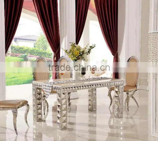 2017 Stylish Marble Dining Table With High Quality TH338 photo-2