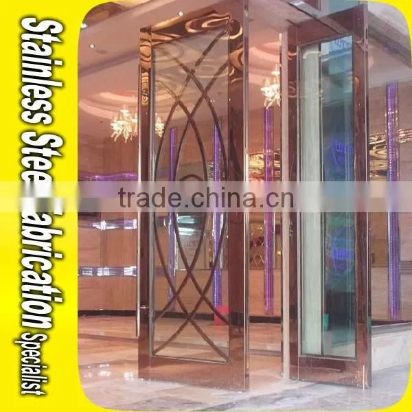 Custom Made Interior Decorative Metal Door Frame For Glass Door photo-4