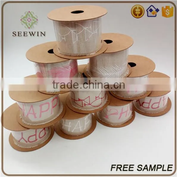 Natural Jute Polyester-mixed Cotton Cloth Ribbon Manufacturer Price photo-4