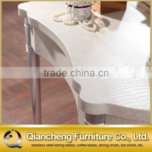 Pu Material Dresser Furniture Dressing Table With Drawers photo-5