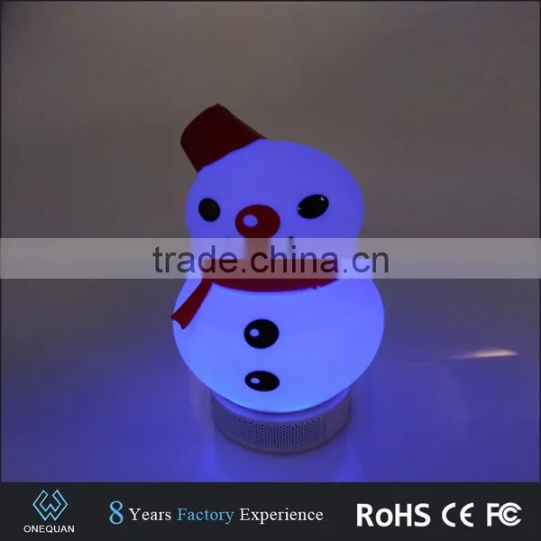 WQ-S6012 Silicone Bluetooth Speaker LED Light Rechargable Lamp Kids photo-5