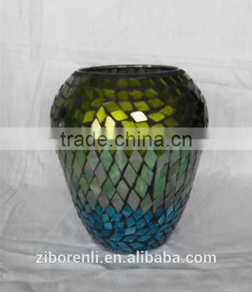 Various Styles Chinese Mosaic Big Decorative Vase photo-2