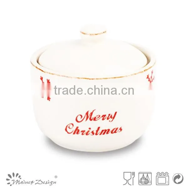 Ceramic Colorful Cute With Dot Sugar Pot photo-4
