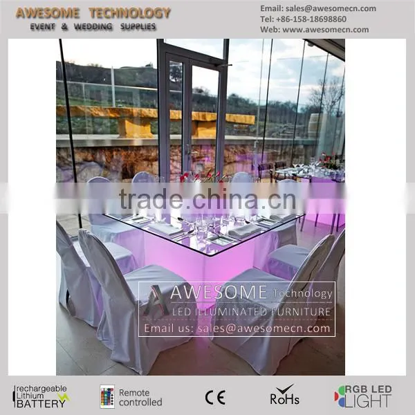 Waterproof Luminous Square Cube Table (cb400) photo-5