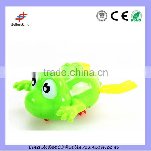 17cm Waterproof Baby Bath Toy, Stay Wire Turtles and Frog , Both in Water and Road photo-2