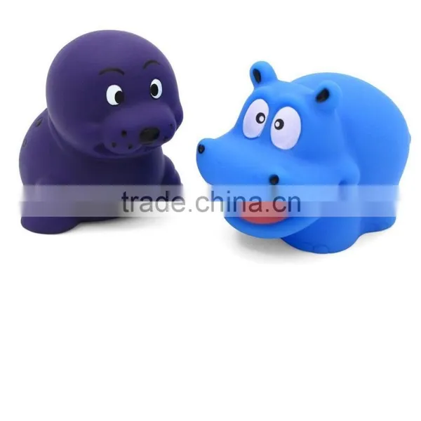 Plastic Bath Toy Rubber Latex Set Family Rubber Toys From ICTC Factory photo-2