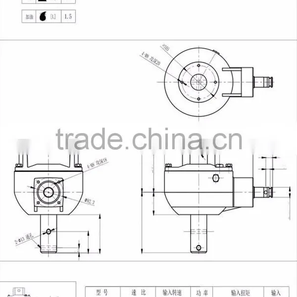 3:1 Ratio Post Hole Digger Gearbox photo-4