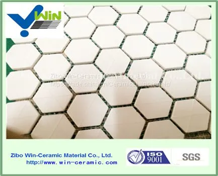 High Temperature Resistance Alumina Ceramic Lining Mosaic photo-2