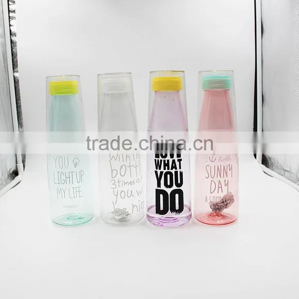 2017 Customized According to Customer LogoWith a Cup of Water Plastic Fruit Bottle Cup photo-2