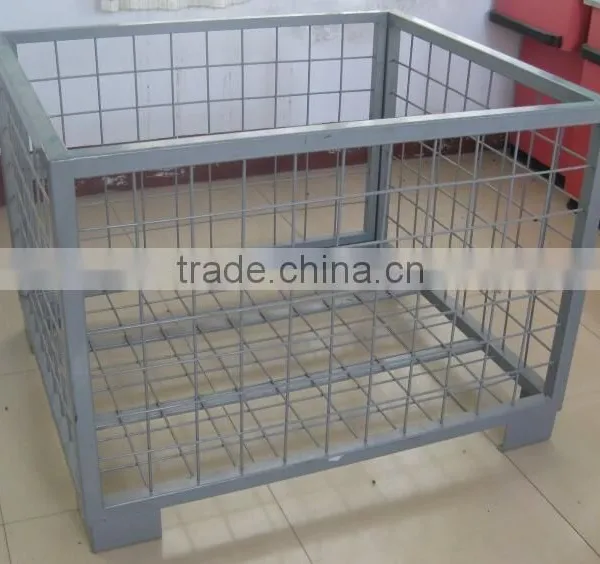 Galvanized Plating Folding Wire Mesh Cages for Goods Storage in Warehouse photo-5