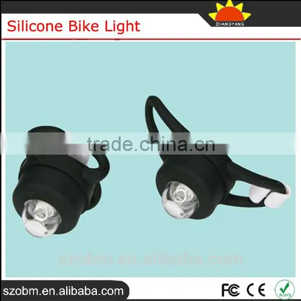 Multi-Color Bicycle Headlight Silicone Bike Light For Safety Travel photo-2
