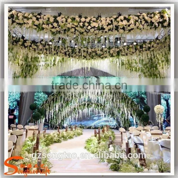 Cheap Fake Flowers Silk Flower Artificial Flowers Wall Backdrop photo-6