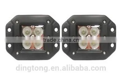 3" Cube Flush Mount LED Light ATV UTV Auto Parts Light 16w 20w Available photo-2
