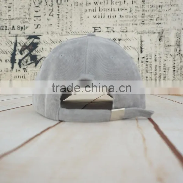 Corduroy Fabric Embroidery Patch Baseball Cap photo-6