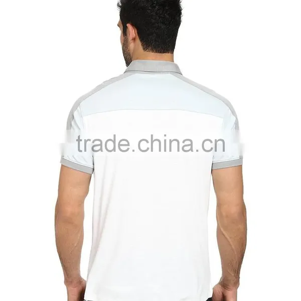Tri Color Blocked Color Combination Polo Shirt photo-3