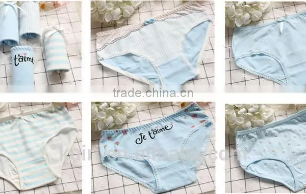 2017 New Gift Box Cotton Lady Underwear Cute Cotton Lace Sexy Girl Briefs Panties photo-3