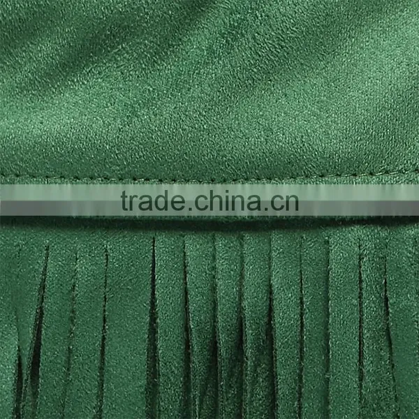 Dongguan Yihao 2015 Fashion Style High Quality Faux Suede Skirt With Tassel Fashional Suede Leather Skirt photo-3