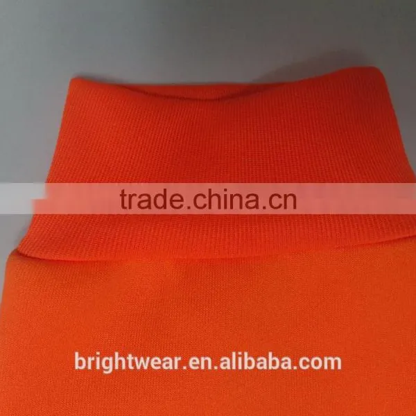 Mens Orange hi Vis Reflective Protective Jacket Warning Fleece Chinese Local Tape Safety Sweatshirt photo-5