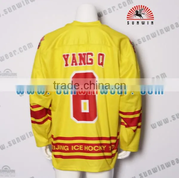 High Quality Team 2017 Sublimation Custom Hockey Jersey photo-2
