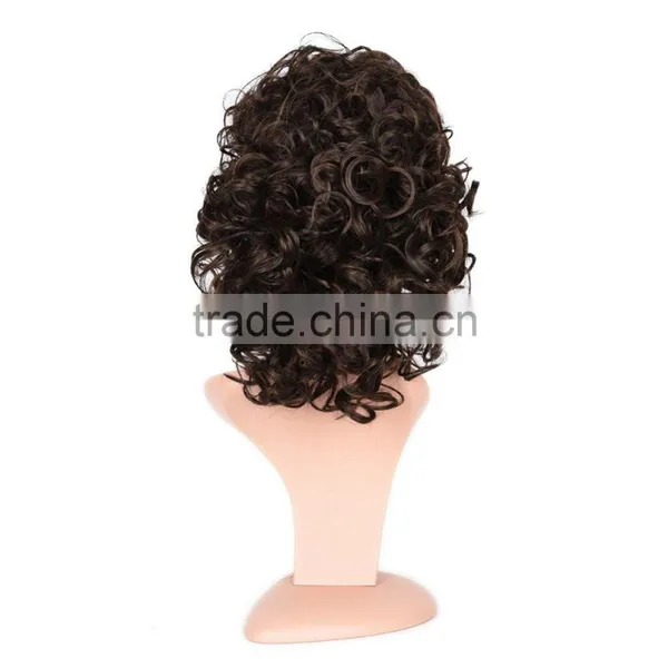 Large Stocks! Brown Short Male Wig, Short Dark Brown Cosplay Hair Wig, Fashion Spiky Hair Wigs photo-4
