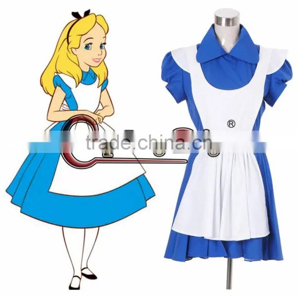 Alice In Wonderland Alice Maid Dress Costume