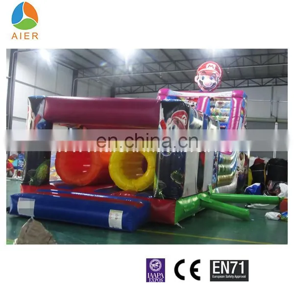 2017 Aier Guangzhou Hot Sale Amusemet Park Colorful Inflatable Slides for Kids photo-2