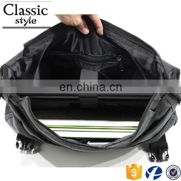 Computer Custom Laptop Bag New Products Black Canvas Felt Shoulder Bag For Men Computer Portable Game Bag photo-4