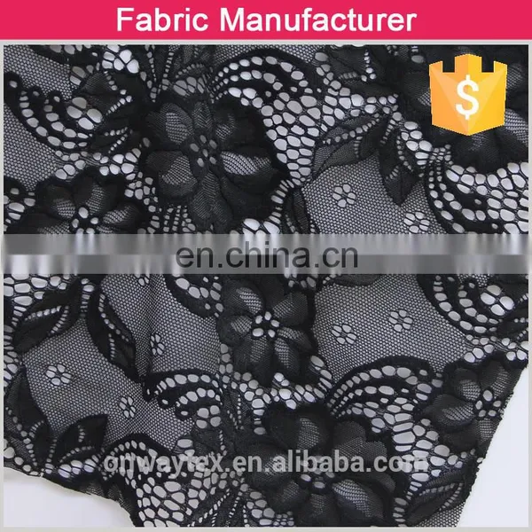 Ladies Garment Public Clothing Spandex Design Solid Lace Fabric for Female photo-5