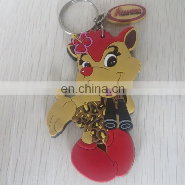 Custom Beautiful Embossed Pvc Keyring for Gift photo-3