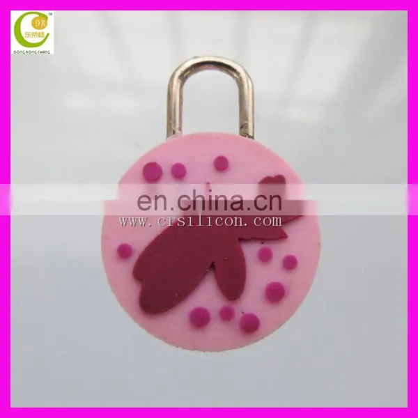 Hot Design Silicone Zipper Pull From Factory, Zipper Pvc Clothes Zipper Slider for Bags photo-2