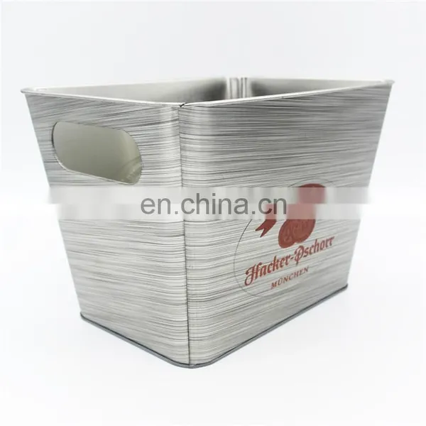 Large Standing Walmart Tin Ice Bucket With Special Offer photo-3