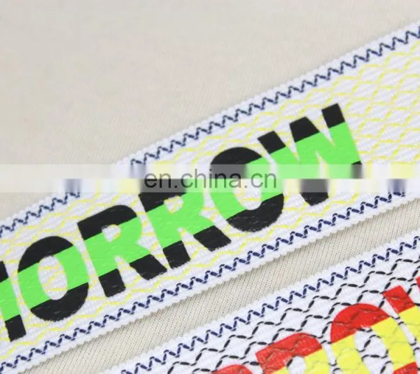 High Quality Letter Webbing Belt Webbing Strap Printed Nylon Webbing photo-4