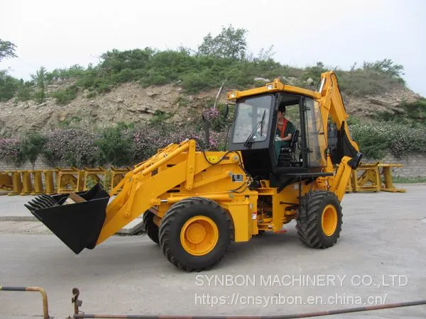 Backhoe Loader, Front Shovel Back Digging,an All-in-one Dashboard is Designed，SY747A