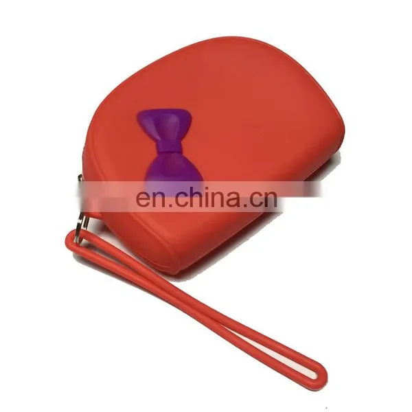 Silicone Handbag Purse Women Clutch Coin Bag Oem Design Fancy Wallet Ladies Wristlet Purse photo-5