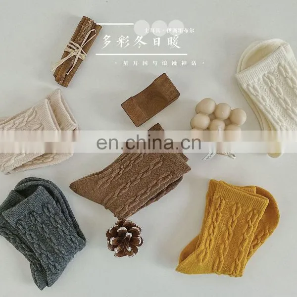 Children's Socks Angolan Rabbit Fur Thickened Warm Winter Children's Socks Wholesale Children's Socks photo-3