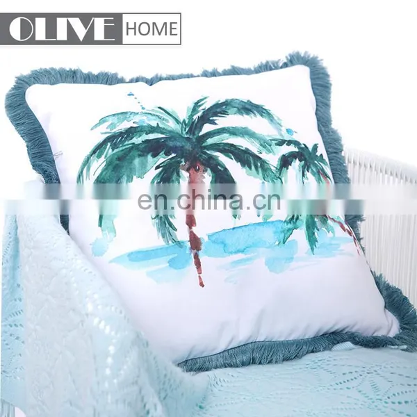 Photo Printed Home Pillow Waterproof Fabric Wholesale Outdoor Cushion Covers Bulk photo-4