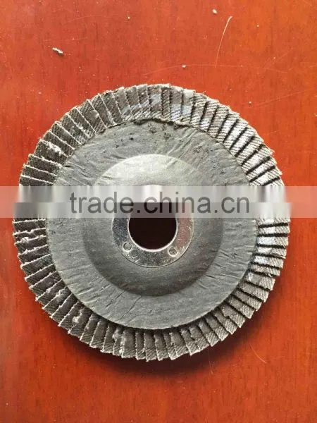 Aluminum Oxide Flap Disc With Plastic Fiber Backing For Polishing photo-3