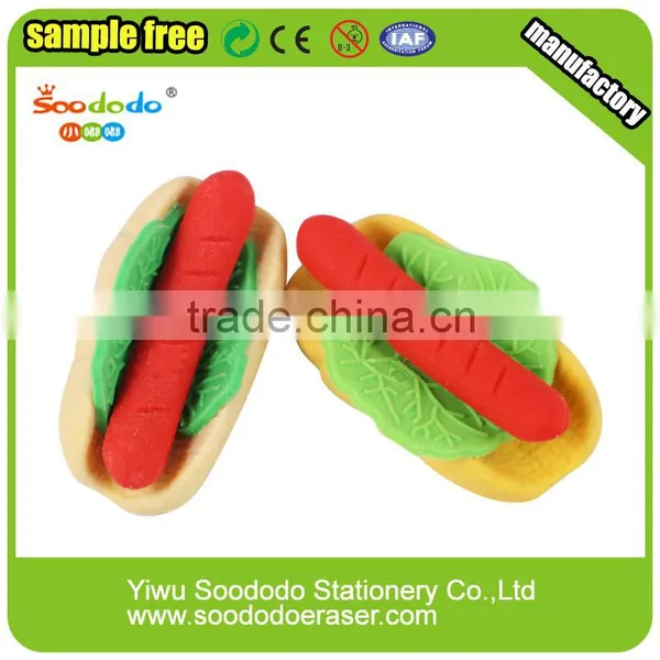Funny Wholesale 3D Food Egg Haped Puzzle Rubber Eraser photo-5