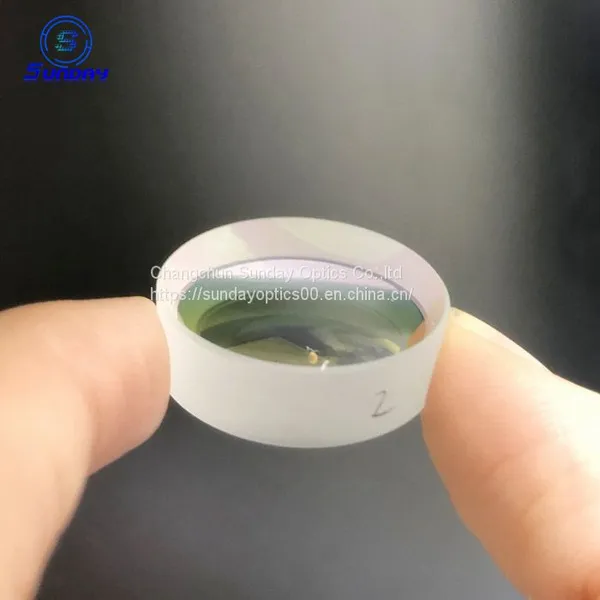 CaF2 Plano Convex Lens Dia.25mm EFL 75mm Wavelength 1050-1585nm photo-2