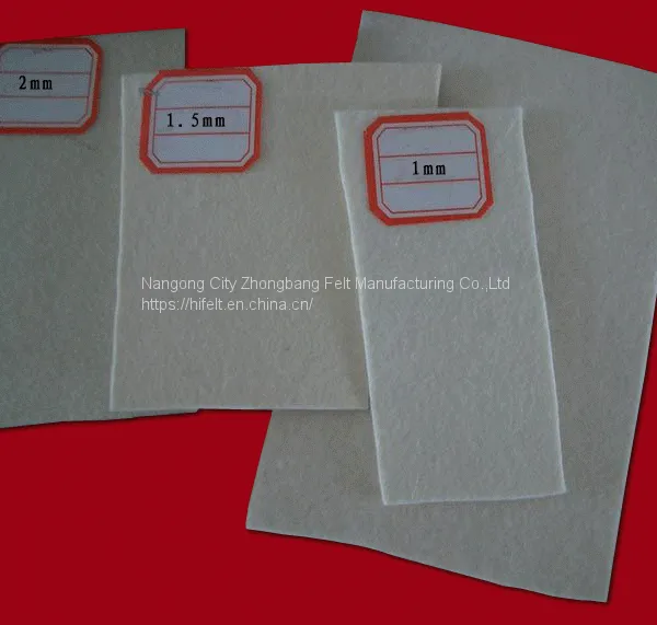 100% Wool Industrial Pressed Thick White Felt Fabric