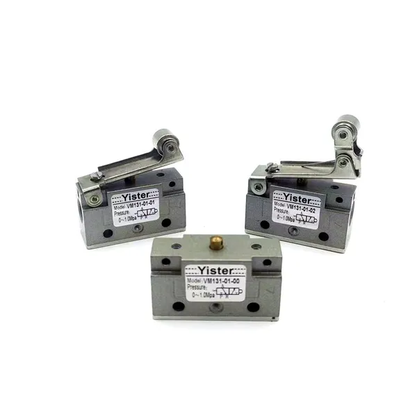 1/8 Inch 3 Way VM130-01-02 One Side Pneumatic Roller Type Mechanical Valves photo-3